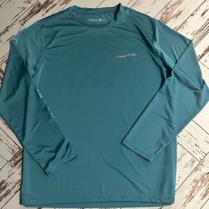 Caribbean Joe Long Sleeve Fishing Shirt Size Large